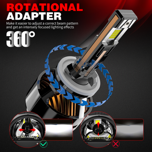 XVL X300 LED Headlights – 300W 60000 Lumens - Image 6