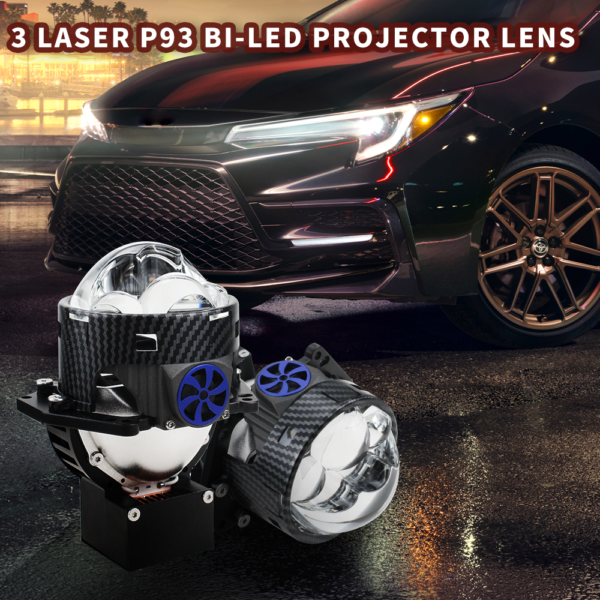 XVL P93 LED Projector Headlights – 80W 30000 Lumens - Image 2
